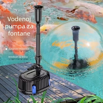 Potopna pumpa za fontanu za ribnjak – brončana spiralan centrifugalna pumpa, raspršivanje vode, keramički tok vode