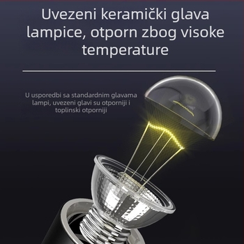 Lampa za kornjače za sunčanje – nehrđajući čelik, 20W, Yee marka, porijeklo Shandong