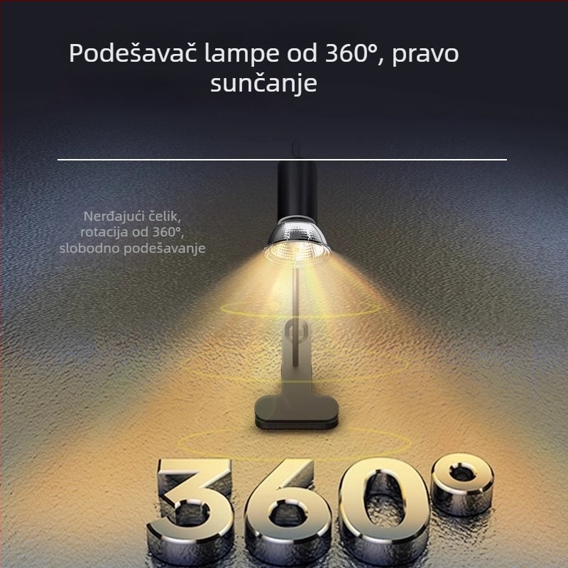 Lampa za kornjače za sunčanje – nehrđajući čelik, 20W, Yee marka, porijeklo Shandong