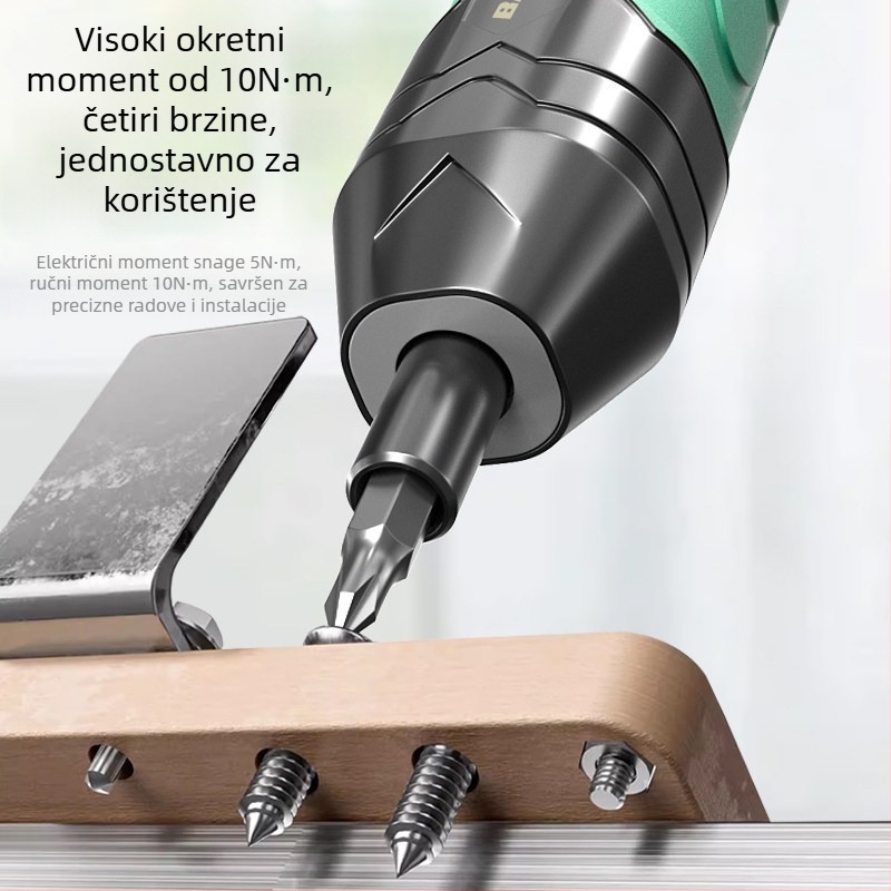 Višenamjenski set odvijača s križnim i ravnim glavama, može se koristiti kao čekić, izuzetno tvrd, moderni minimalistički dizajn