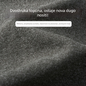 Muška sportska jakna od poliesterske smjese s flese podstavom, visok ovratnik, dugi rukavi, bez kapuljače