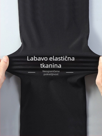Muški hoodirani sportski set s dugim rukavima – casual poliester