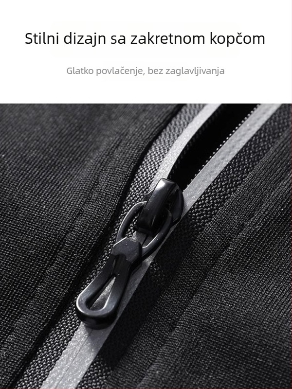 Muški hoodirani sportski set s dugim rukavima – casual poliester