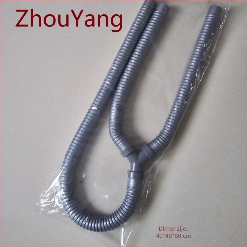 Y-oblik odvodne cijevi za sudoper i perilicu rublja, PVC, Giant Industry, Pan'an Zhejiang, 210 g