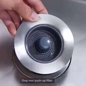 Kuhinjska zaporka s ABS filtrom, dezodorirajuće/dehumidifikacijsko, moderan minimalistički stil