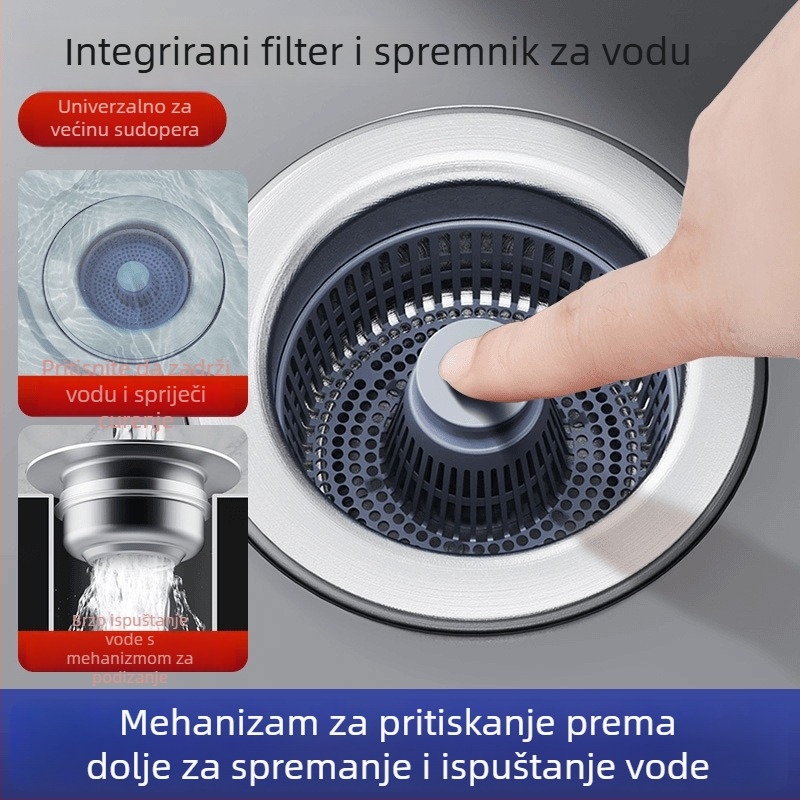 Kuhinjska zaporka s ABS filtrom, dezodorirajuće/dehumidifikacijsko, moderan minimalistički stil