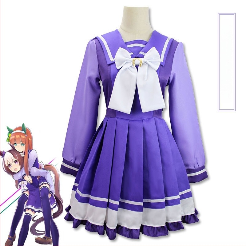 Mejiro McQueen cosplay uniforma za žene – zimska školska uniforma Trayson Academy, anime kostim