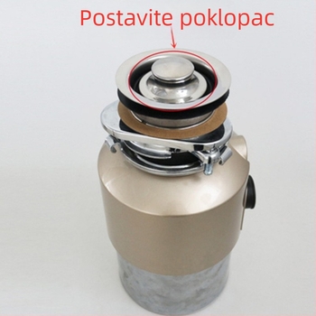 Nehrđajući čelični poklopac filtra za sudoper, model LJ2369