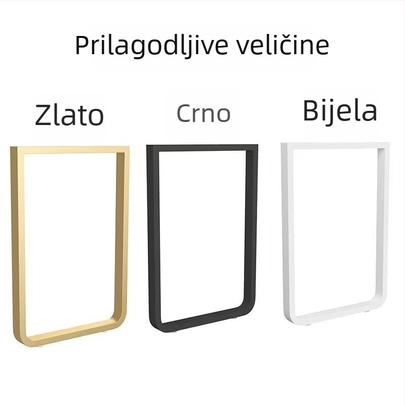Držač noge stola – karbonska čelika konstrukcija, model R-9203, univerzalna primjena, moderan minimalistički stil, hladno valjani