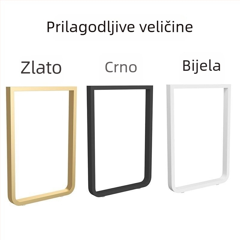 Držač noge stola – karbonska čelika konstrukcija, model R-9203, univerzalna primjena, moderan minimalistički stil, hladno valjani
