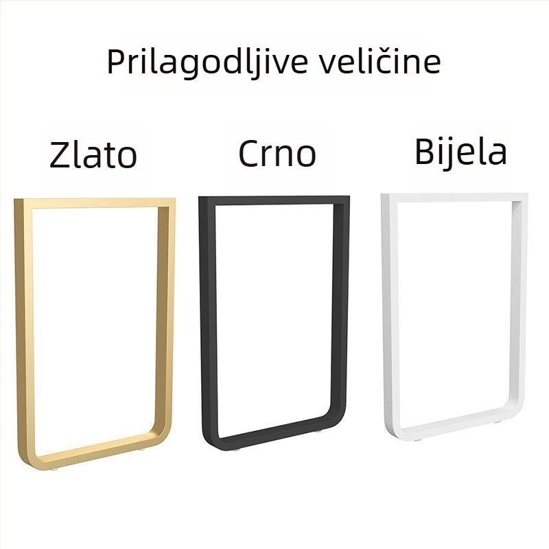 Držač noge stola – karbonska čelika konstrukcija, model R-9203, univerzalna primjena, moderan minimalistički stil, hladno valjani