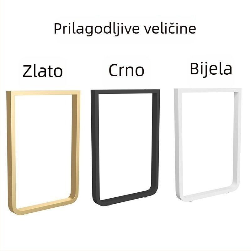 Držač noge stola – karbonska čelika konstrukcija, model R-9203, univerzalna primjena, moderan minimalistički stil, hladno valjani