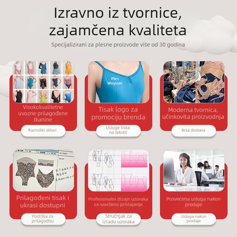 Ženska baletna tutu suknja za plesnu vježbu, najlon 80–90%, spandeks <30%, bez glačanja, elegantan stil, svježa i slatka, zima 2024