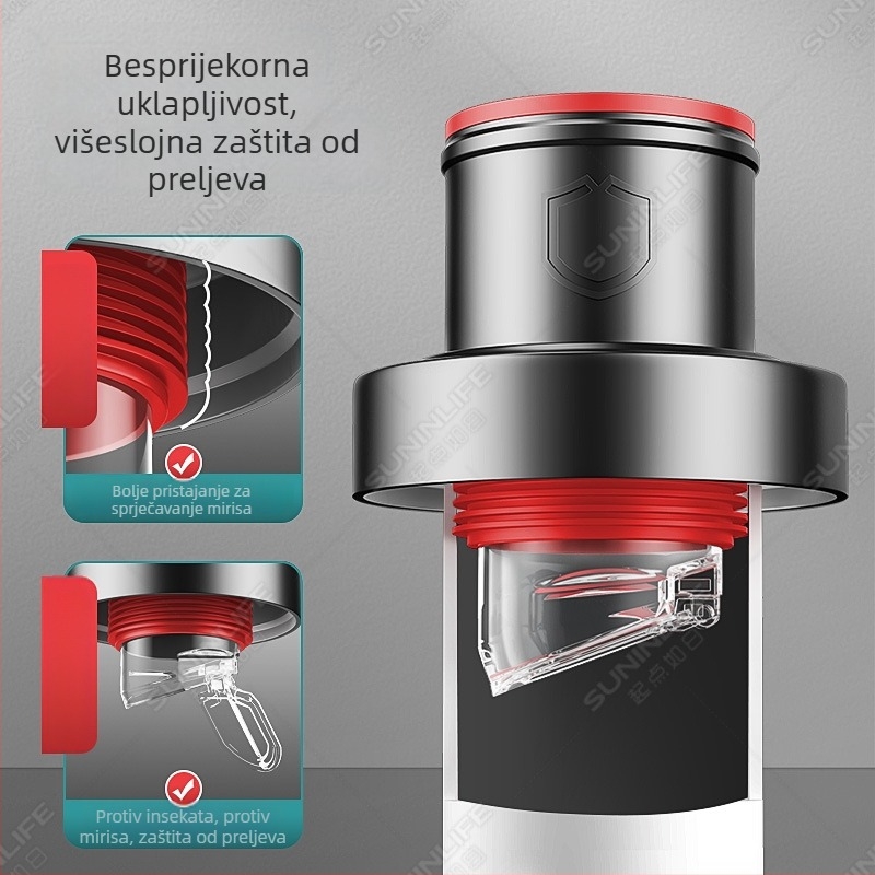 Zapornik protiv mirisa za kuhinju, Flip tip, ABS, P-oblik, model J10102