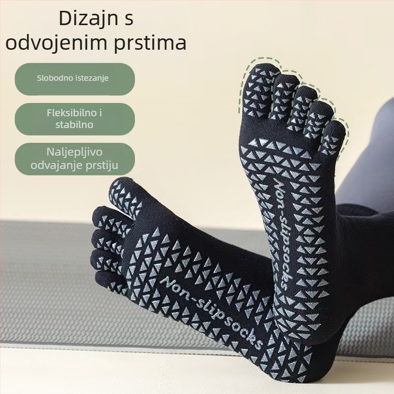 Joga čarape s petoprstnim dizajnom, pamuk, upijaju znoj, unisex, za sve sezone
