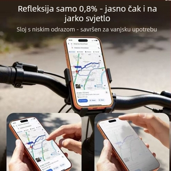 Neutral zaštitno staklo za prednji zaslon za iPhone 17 Pro Max – HD, otporan na prašinu, otporan na otiske prstiju, cijeli zaslon