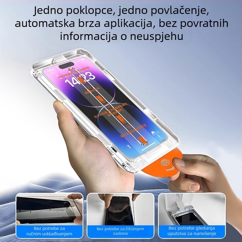 Staklena zaštita zaslona od kaljenog stakla za iPhone 14 Pro Max zaštita privatnosti anti otisak potpuno pokriće zaštita od plave svjetlosti otporna na padove