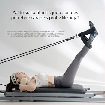 Pamučne joga čarape za žene srednje dužine, upijaju znoj, kamuflažni uzorak, sve sezone