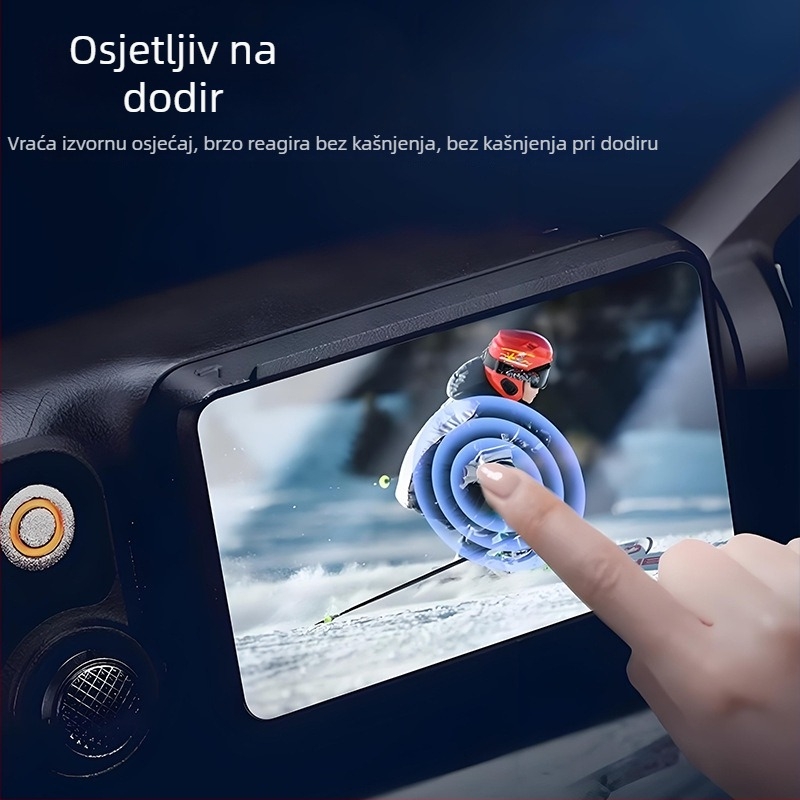 Zaštitno staklo za DJI Action 5 Pro i Pocket 3 – cijeli zaslon, tvrdo kaljeno staklo, HD, otisci prstiju otporan, otporan na ogrebotine, antiodsjaj