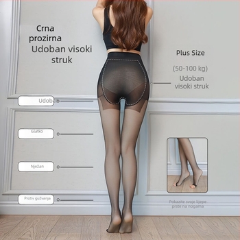 Čarape-pantyhose s otvorenim prstima za punije žene, tanke ljetne, seksi oblikovanje, najlon 80–90%