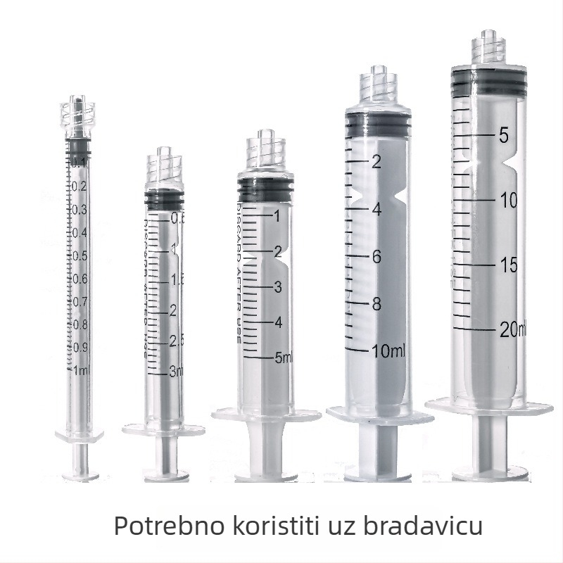 Injekcijska šprice za hranjenje mačaka s bradavicom — plastika, ručno hranjenje, Cute Pet Pastoral