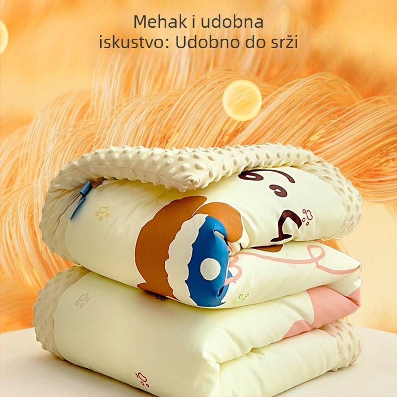 Bejbi zimski quilt – materijal: čista pamuk i pleteni pamuk, punilo: poliester, za djecu do 6 godina, težina 1.1–2 jin