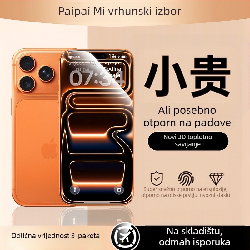 Paipaimi kaljeno staklo zaštitnik zaslona za iPhone 14 Pro Max – potpuno pokriće zaslona
