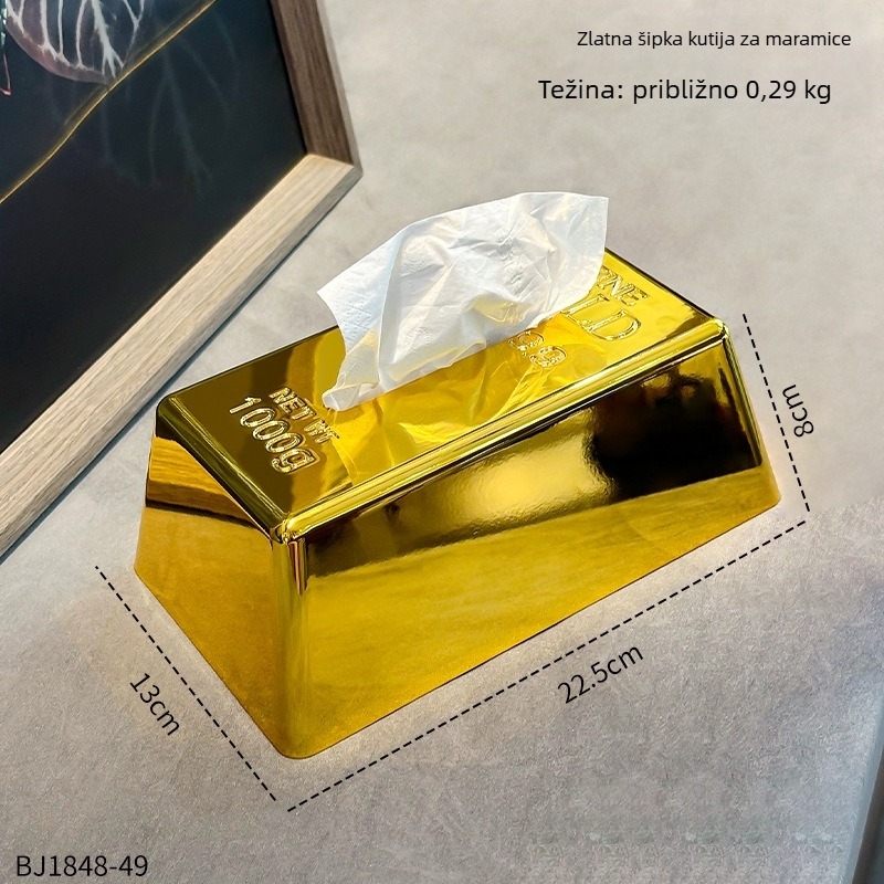 Kutija za papirnate maramice Bj1848, plastično kućište, luksuzni dizajn s motivom cigle, višestruka namjena za auto, dnevnu sobu i kupaonu, pakiranje 30 kom.