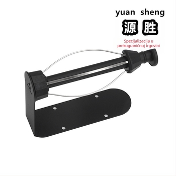 Držač papirnatih ručnika za zidnu montažu od nehrđajućeg čelika s amortizerom, ovalnog oblika