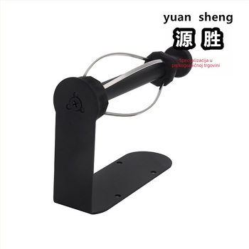 Držač papirnatih ručnika za zidnu montažu od nehrđajućeg čelika s amortizerom, ovalnog oblika