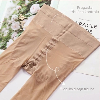 Hlače za podizanje bokova, nevidljive, ultra tanke, od baršunaste svile Mulberry 70–80%, jedne boje, protuklizne