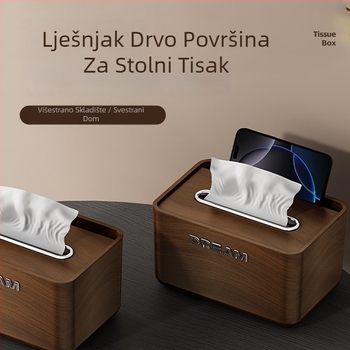 Kutija za maramice – Materijal: željezo, Model: 9059, Stil: moderna jednostavnost, Funkcija: višefunkcionalna, Pogodno za auto, dnevni boravak i kupaonica