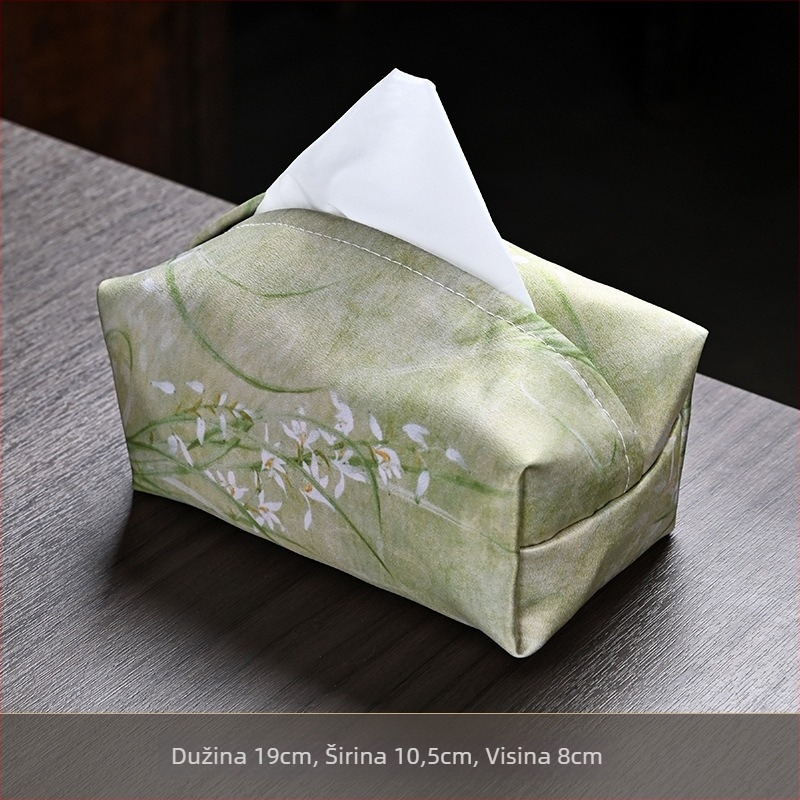 Poklopac za maramice u pastoralnom stilu za dnevni boravak, od netkanog materijala, vodootporan, višenamjenski