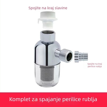 Prednji predfiltr za kućnu vodu — ABS plast, nastavak tuša