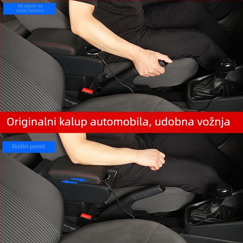 Kutija za naslon Renault Duster – plastična, prilagodljiva