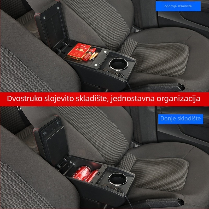 Kutija za naslon Renault Duster – plastična, prilagodljiva