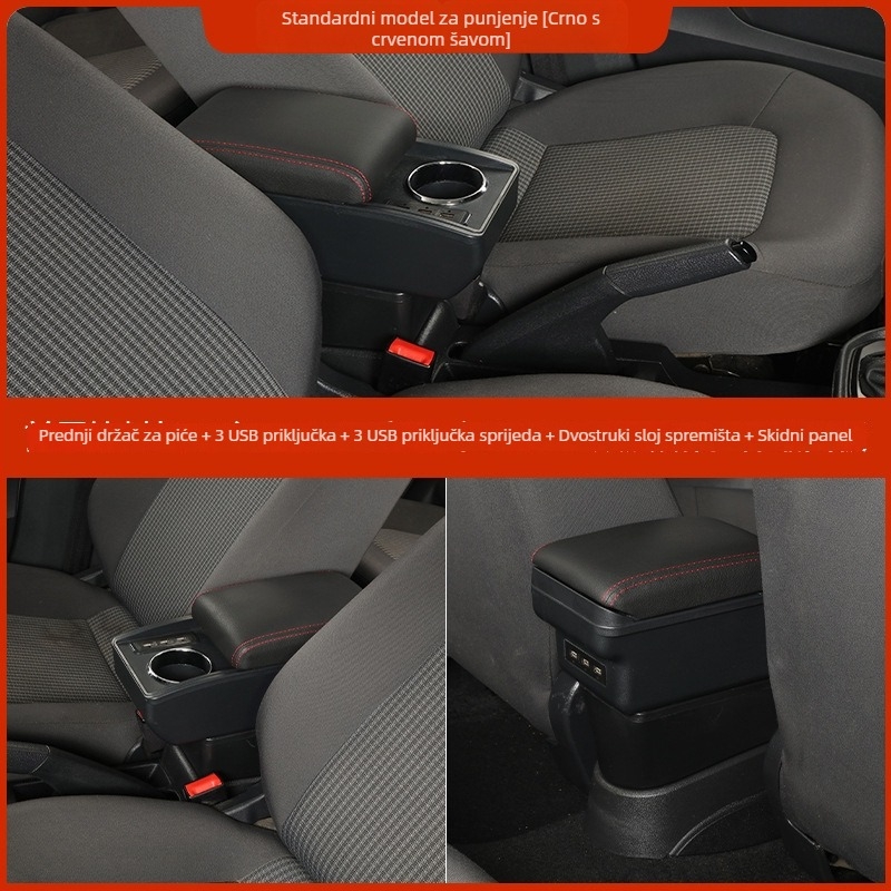 Kutija za naslon Renault Duster – plastična, prilagodljiva