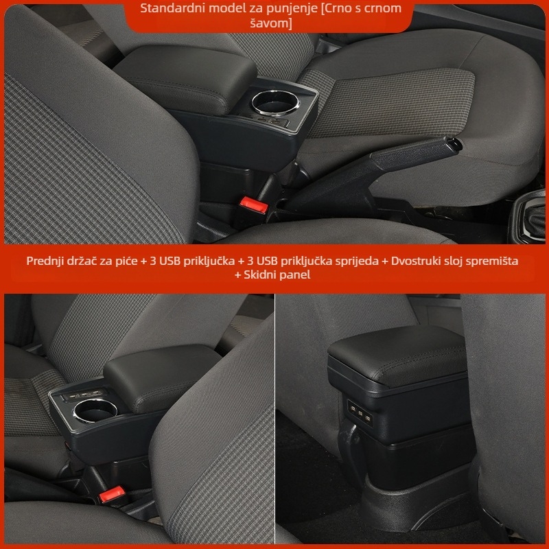 Kutija za naslon Renault Duster – plastična, prilagodljiva