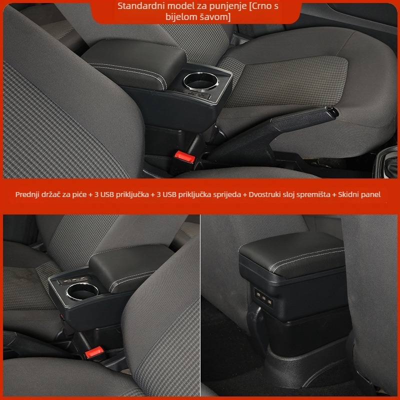 Kutija za naslon Renault Duster – plastična, prilagodljiva