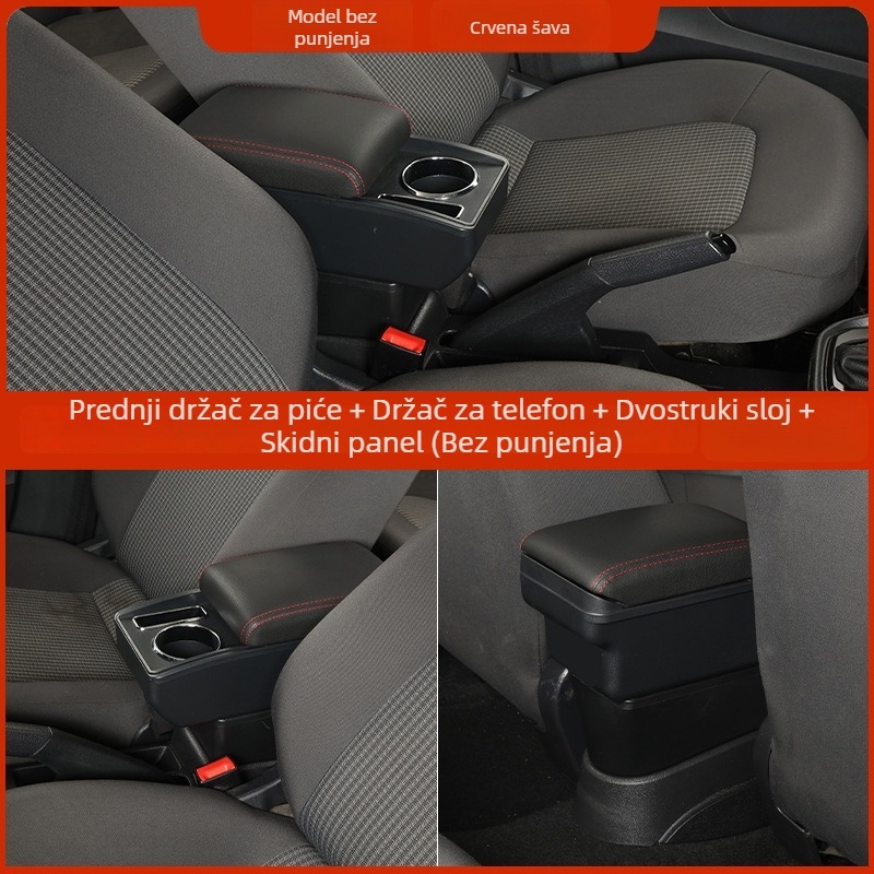 Kutija za naslon Renault Duster – plastična, prilagodljiva