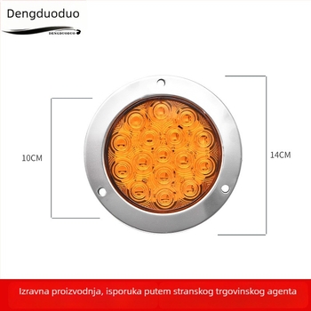 LED stražnje svjetlo za kamione i poluprikolice (24V, 10W, plastično + aluminijsko kućište, 5000h)