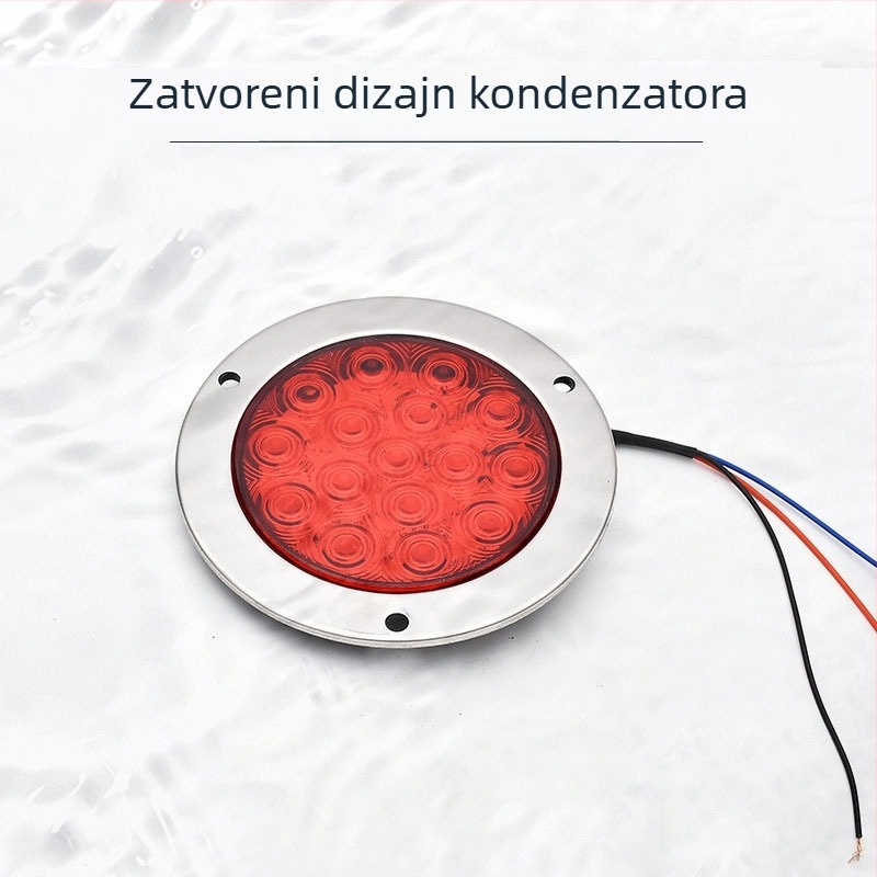 LED stražnje svjetlo za kamione i poluprikolice (24V, 10W, plastično + aluminijsko kućište, 5000h)