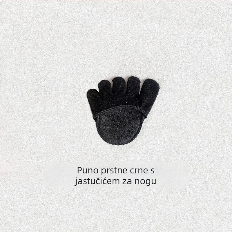 Ženske čarape s pet prstiju od bambusovih vlakana, prozračne, nevidljive, upijaju znoj, otpor trenju