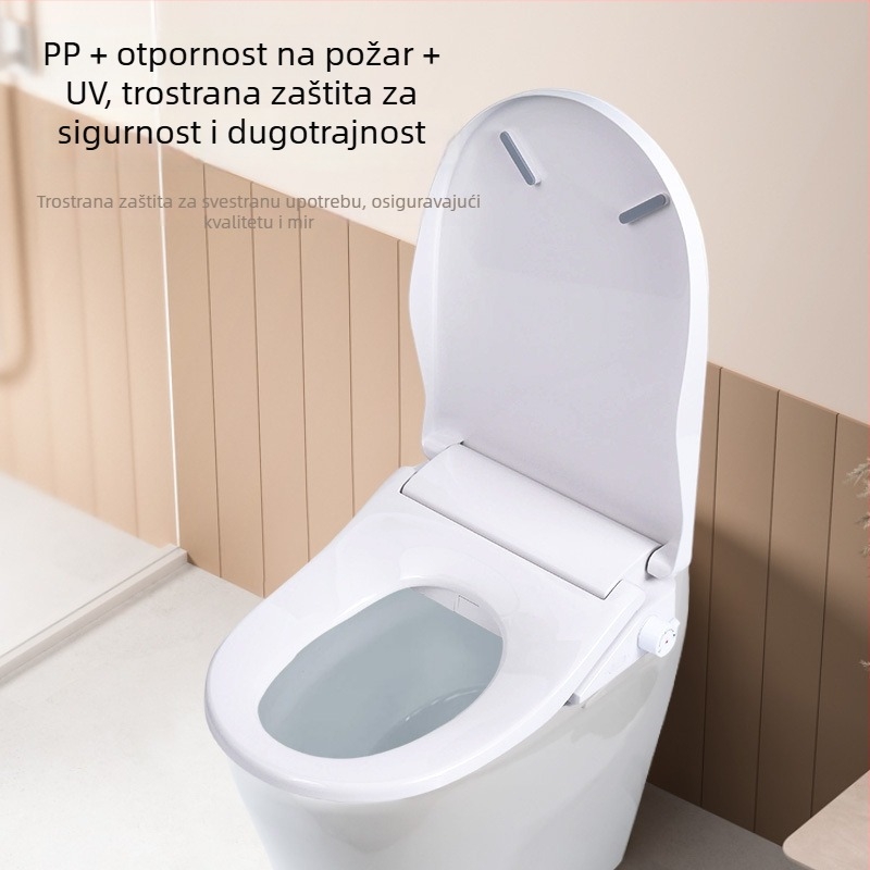 Inteligentna daska za WC W118C s funkcijama čišćenja stražnjice i ženskog čišćenja, jednostavna instalacija, ispiranje sifonskog tipa, protok vode 500–700 ml/min, materijal PP ploča