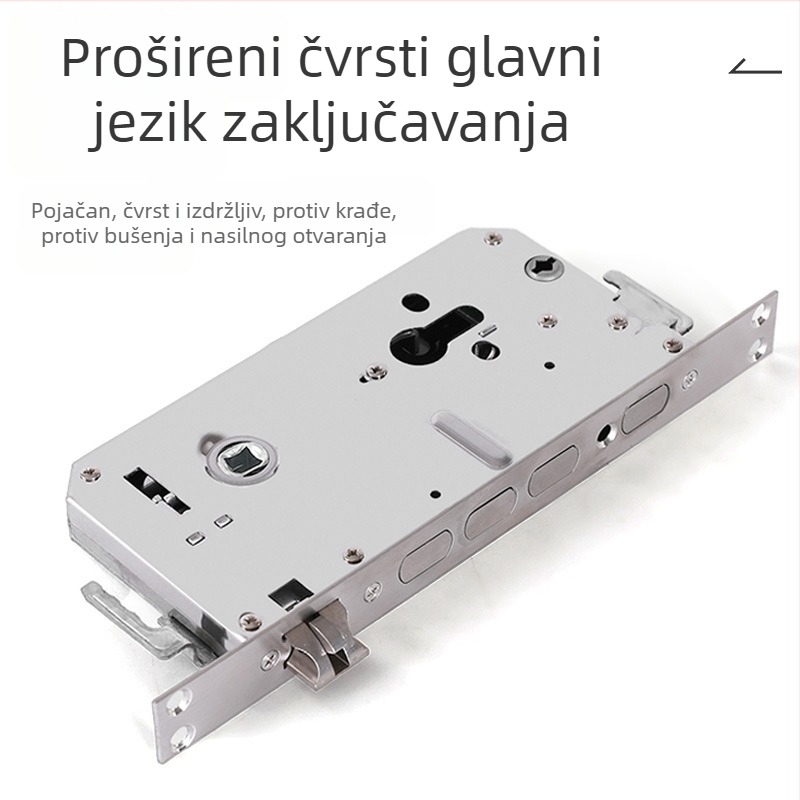 Taosohui antivlomsko tijelo brave za vrata, Model F88_, Težina 582 g, Moderan minimalistički stil