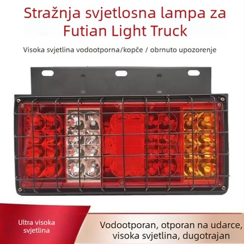 LED stražnja svjetla za kamione - Foton Era sklop stražnjeg svjetla 12V/24V, LED izvor, kompatibilno s kamionima, poljoprivrednim vozilima i Howo lakim kamionom
