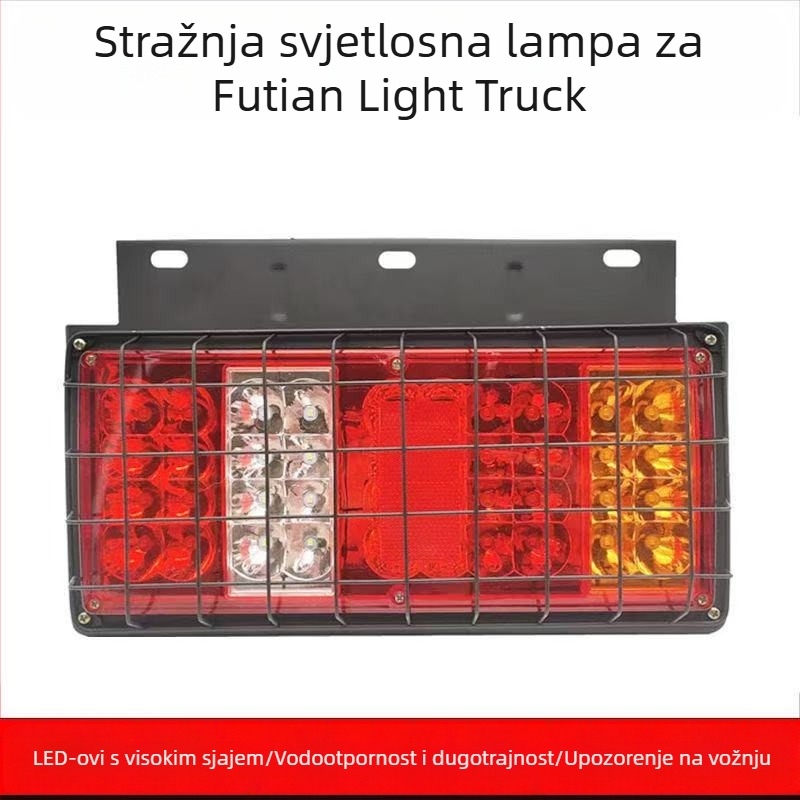 LED stražnja svjetla za kamione - Foton Era sklop stražnjeg svjetla 12V/24V, LED izvor, kompatibilno s kamionima, poljoprivrednim vozilima i Howo lakim kamionom