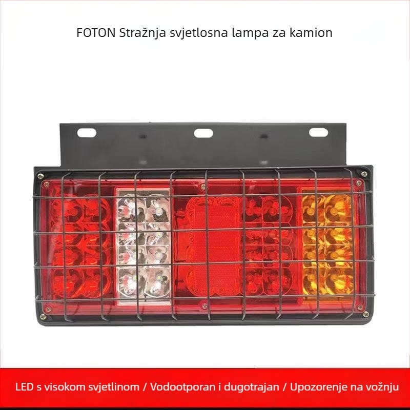 LED stražnja svjetla za kamione - Foton Era sklop stražnjeg svjetla 12V/24V, LED izvor, kompatibilno s kamionima, poljoprivrednim vozilima i Howo lakim kamionom