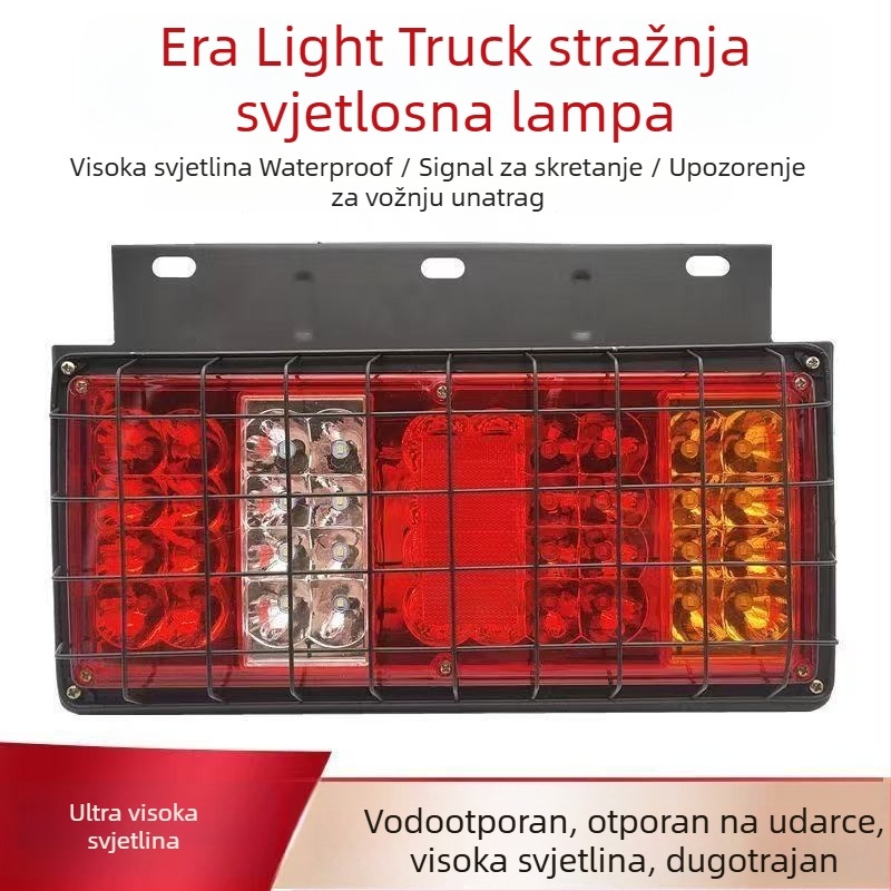 LED stražnja svjetla za kamione - Foton Era sklop stražnjeg svjetla 12V/24V, LED izvor, kompatibilno s kamionima, poljoprivrednim vozilima i Howo lakim kamionom