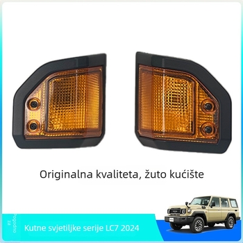 Set svjetala za signalizaciju i blatnika za Toyota LC76 LC seriju – 55W 12V halogenska, ABS, kompatibilno s Fj7 serijom i Pika, LEBOQIPEI